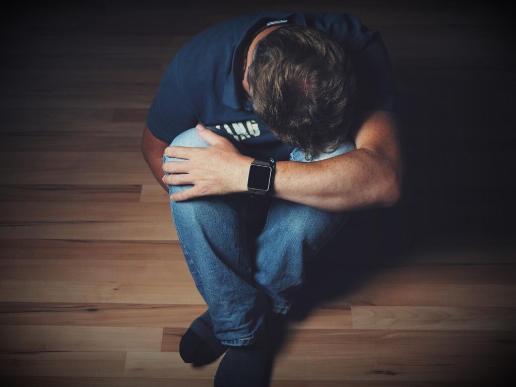 pessoa com depressão e/ou ansiedade